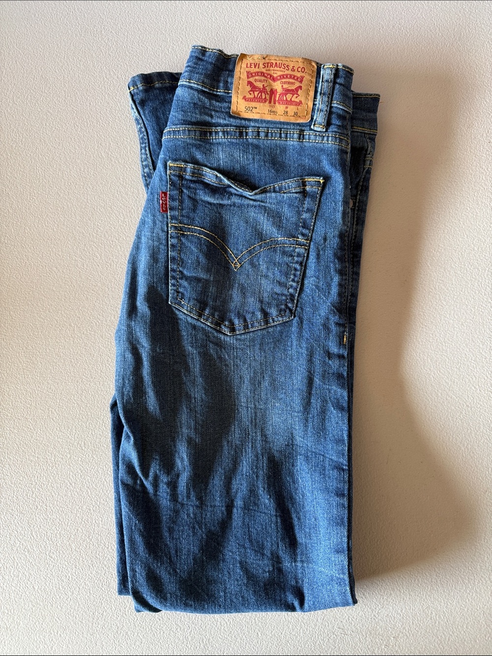 Levi's Men's Dark Blue 502 Regular Taper
